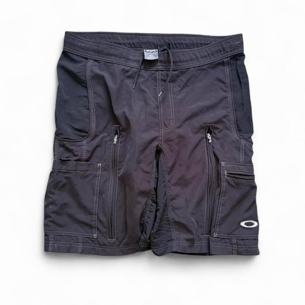 Vintage Y2K Oakley Software Grunge Streetwear Mens XL Baggy Shorts